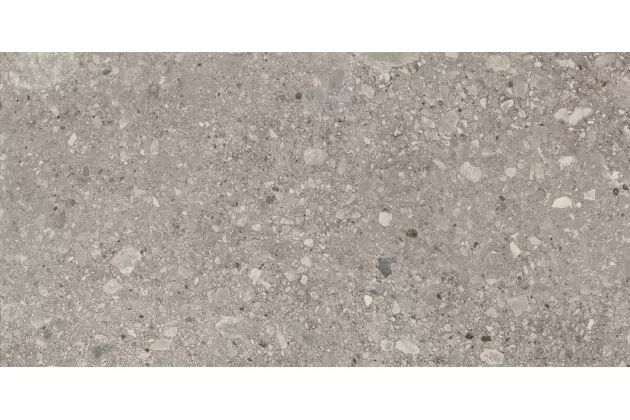 Mystone Ceppo di Gre Grey Rett. 75x150 MQVT - Szara płytka gresowa imitująca lastryko