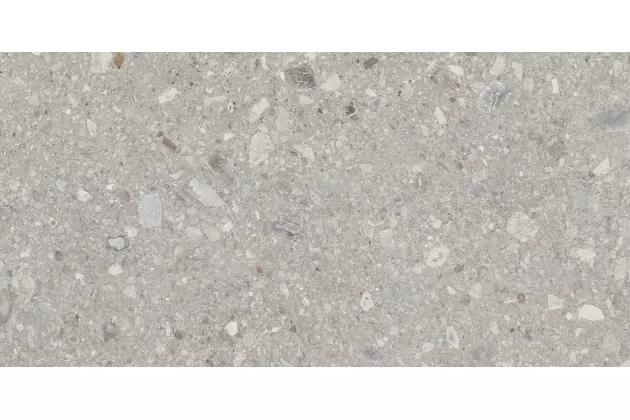 Mystone Ceppo di Gre Grey Rett. 60x120 M9EZ - Szara płytka gresowa imitująca lastryko