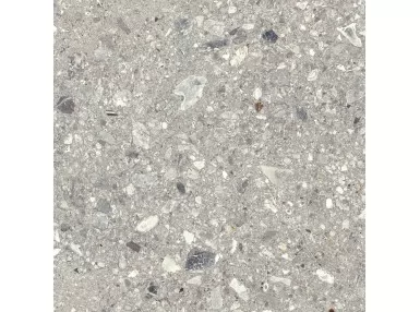 Mystone Ceppo di Gre Grey Rett. 60x60, MQV3 - Szara płytka gresowa imitująca lastryko