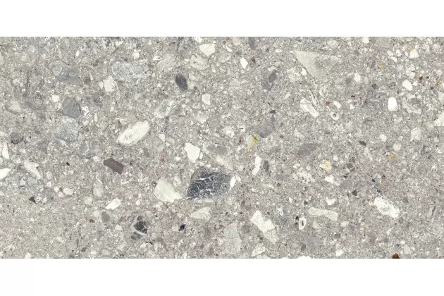 Mystone Ceppo di Gre Grey STR. Rett. 30x60 M0NJ - Szara płytka gresowa imitująca lastryko