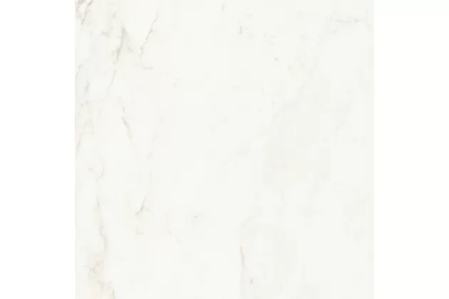 Marbleplay Calacatta Rekt. 60x60, M4M0 - Biała płytka imitująca marmur