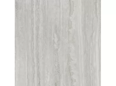 Marbleplay Travertino Grigio Rekt. 60x60, M4M3 - Szara płytka imitująca kamień