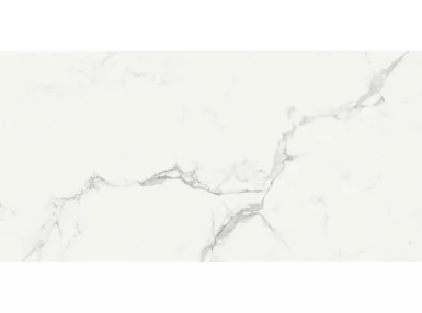 Marbleplay Statuarietto Rekt. 60x120, M4L8 - Biała płytka imitująca marmur