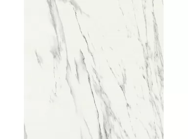 Marbleplay Venato Rekt. Lux 58x58, M4LS - Biała płytka imitująca marmur
