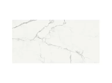 Marbleplay Statuarietto Rekt. Lux 58x116, M4L1 - Biała płytka imitująca marmur