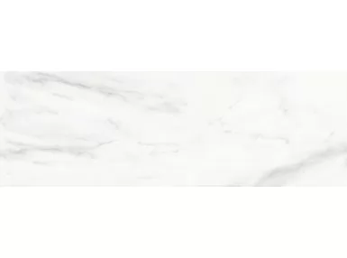 Marbleplay White Rekt. Lux 30x90, M4NU - Biała płytka ścienna imitująca marmur