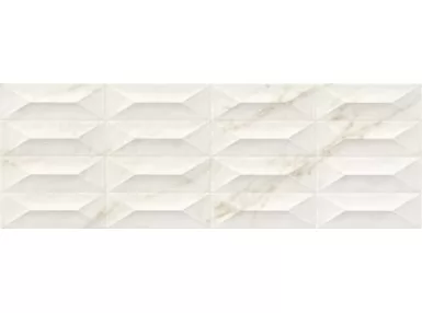 Marbleplay Ivory Struttura Gem 3D Rett 30x90, M4PF - płytka ścienna trójwymiarowa