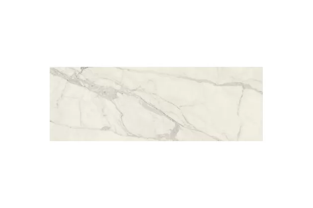 Allmarble Wall Statuario Lux 40x120 M6SZ - Biała płytka ścienna imitująca kamień