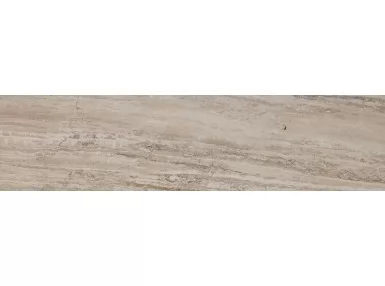 Allmarble Travertino RT. 30x120 MMJQ - Brązowa płytka gresowa imitująca kamień