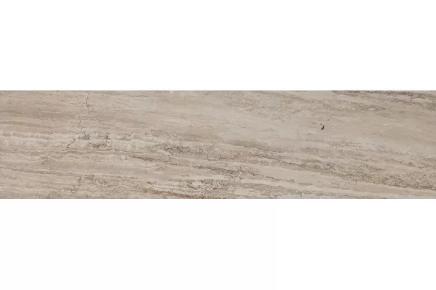 Allmarble Travertino RT. 30x120 MMJQ - Brązowa płytka gresowa imitująca kamień