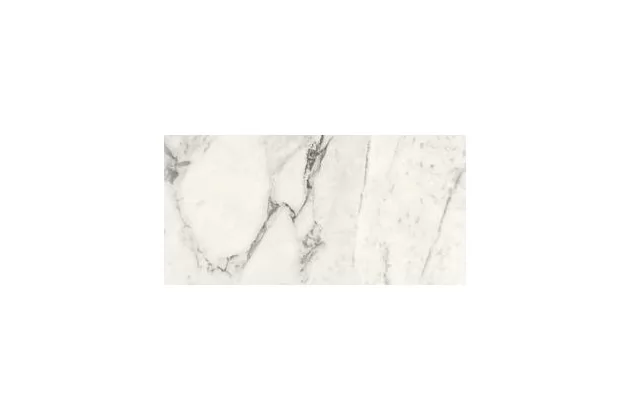 Allmarble Calacatta Extra Rett. 30x60 M3D6 - Biała płytka gresowa imitująca kamień