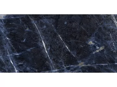 Allmarble Blu Lux 60x120 M9M8 - Czarna płytka gresowa imitująca kamień