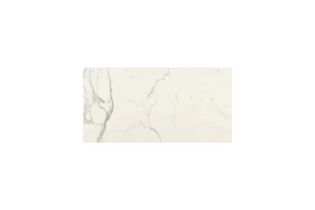 Allmarble Statuario Rett. 60x120 MMGT - Biała płytka gresowa imitująca kamień