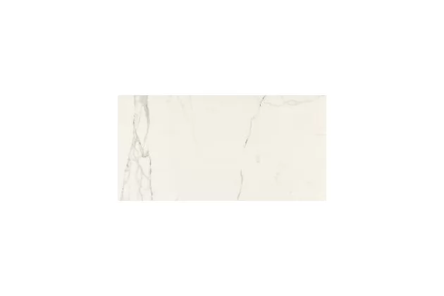 Allmarble Statuario Silk Rett. 60x120 MMGW - Biała płytka gresowa imitująca kamień