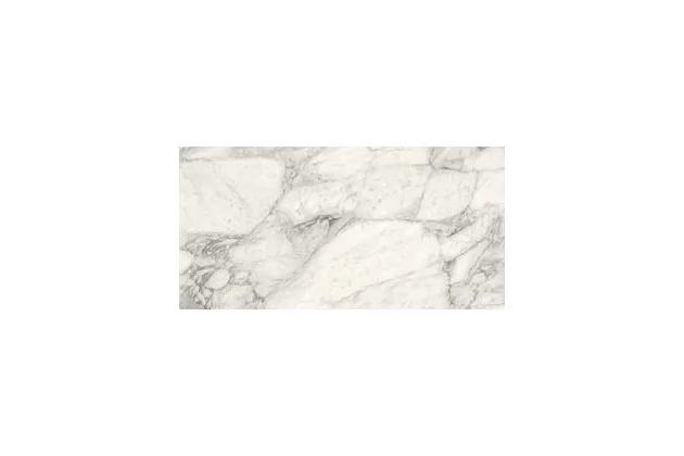 Allmarble Calacatta Extra Rett. 60x120 M39P - Biała płytka gresowa imitująca marmur