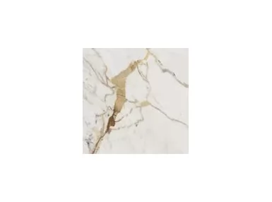 Allmarble Golden White Rett. 60x60 M4GP - Biała płytka gresowa imitująca marmur