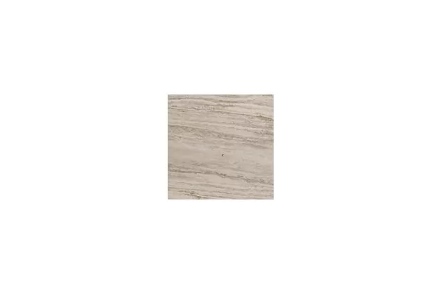 Allmarble Travertino Rett. 60x60 MMGN - Brązowa płytka gresowa imitująca kamień