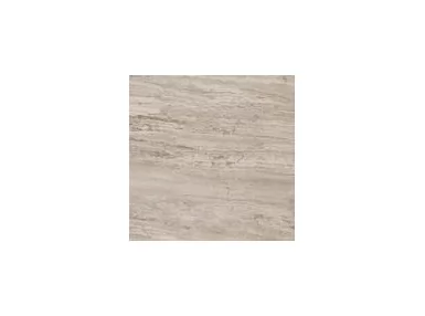 Allmarble Travertino Lux Rett. 60x60 MMJU - Brązowa płytka gresowa imitująca kamień