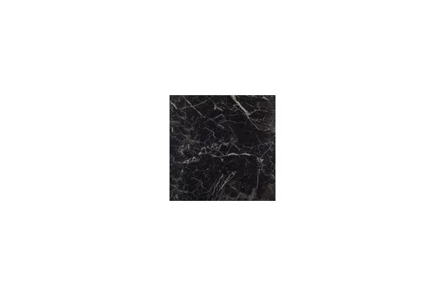 Allmarble Saint Laurent Lux Rett. 60x60 MMGE - Czarna płytka gresowa imitująca kamień