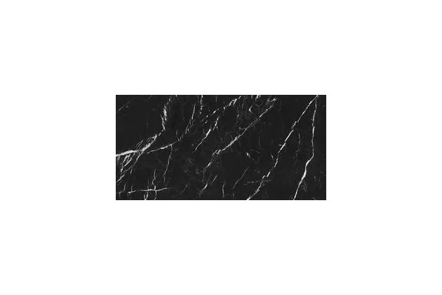 Allmarble Elegant Black Rett. 75x150 M4F0 - Czarna płytka gresowa imitująca kamień