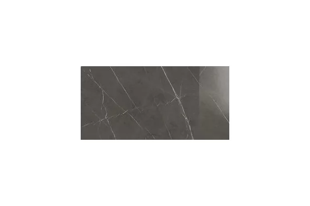 Allmarble Imperiale Lux Rett. 75x150 M39L - Czarna płytka gresowa imitująca kamień