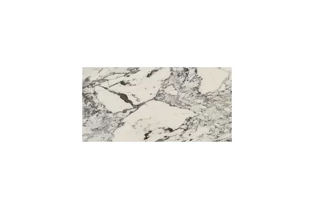 Allmarble Capraia Rett. 75x150 M4EY - Biała płytka gresowa imitująca kamień