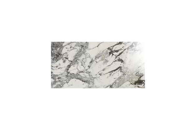 Allmarble Capraia Lux Rett. 75x150 M39J - Biała płytka gresowa imitująca kamień