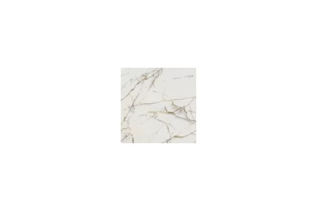 Allmarble Golden White Rett. 75x75 M4FV - Biała płytka gresowa imitująca kamień