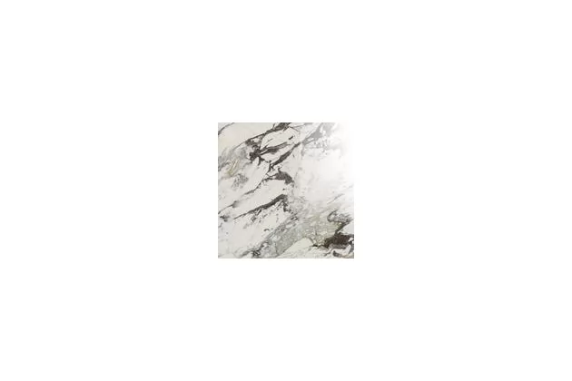 Allmarble Capraia Lux Rett. 75x75 M4FC - Biała płytka gresowa imitująca kamień
