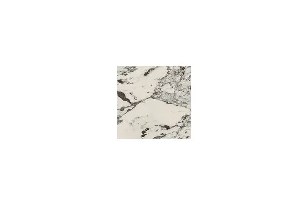 Allmarble Capraia Rett. 75x75 M4FR - Biała płytka gresowa imitująca kamień