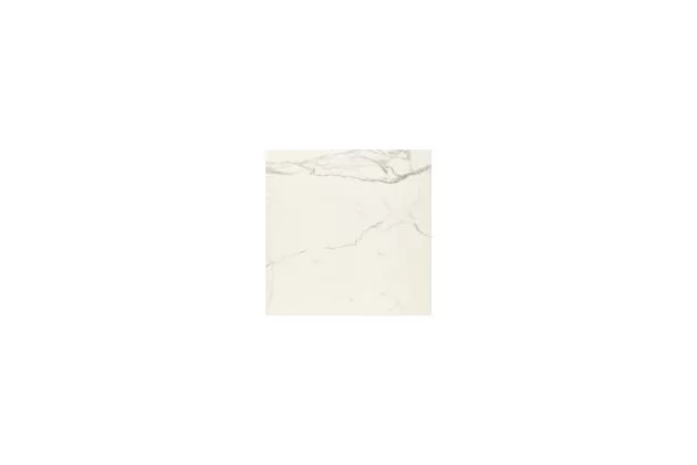 Allmarble Statuario Silk Rett. 90x90 MMHM - Biała płytka gresowa imitująca kamień