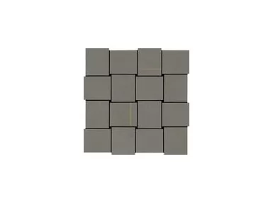 Apparel Mosaico Intreccio Oxide Rett. 30x30 M359 - Szara płytka mozaika