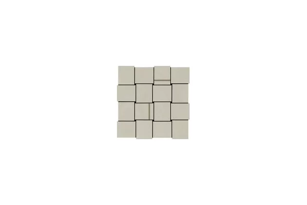 Apparel Mosaico Intreccio Clay Rett. 30x30 M357 - Beżowa płytka mozaika