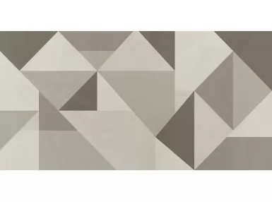 Apparel Decoro Geometria Clay Rett. 75x75 M344 - Wzorzysta płytka gresowa imitująca beton