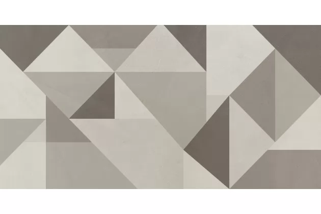 Apparel Decoro Geometria Clay Rett. 75x75 M344 - Wzorzysta płytka gresowa imitująca beton
