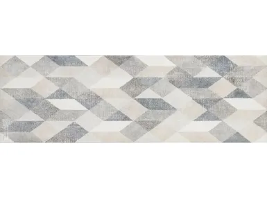Chalk Decoro Origami Grey 25x76 M02S - Wzorzysta płytka ścienna