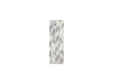 Chalk Decoro Origami Grey 25x76 M02S - Wzorzysta płytka ścienna