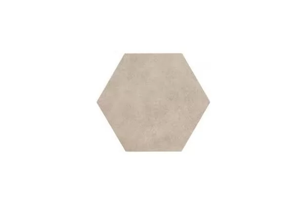 Clays Shell 21x18,2 MM5S - Beżowa płytka gresowa heksagonalna
