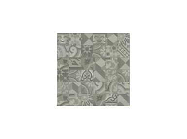 D_Segni Blend Grigio Decoro Mix M61M 10x10 - Płytka gresowa Patchwork