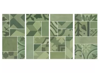 D_Segni Blend Verde Mosaico M8WN 19x38