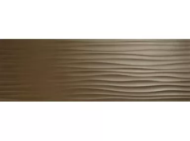 Eclettica Bronze Struttura Wave 3D 40x120 M1AM - Płytka wzorzysta