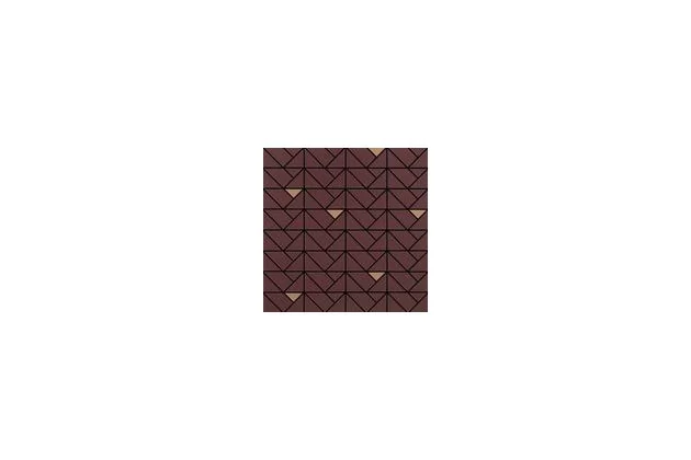 Eclettica Purple Mosaico Bronze 40x40 M3J4 - Bordowa mozaika