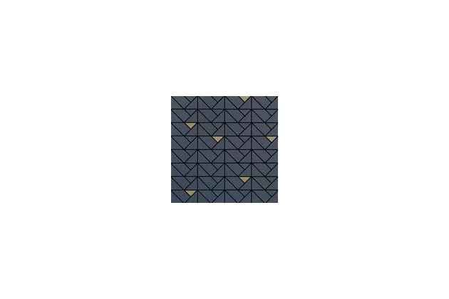 Eclettica Blue Mosaico Bronze 40x40 M3JH - Niebieska mozaika