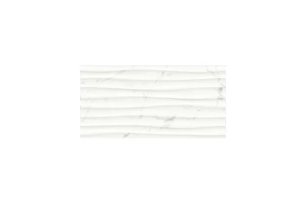 Elegance Statuario Struttura Move 3D 30x60 MNYS - Białą płytka ścienna