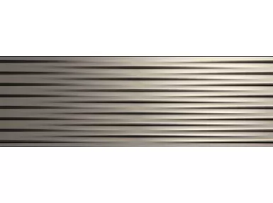 Essenziale Metal Struttura Wave 3D Rett. 40x120 M09R - Płytka ścienna