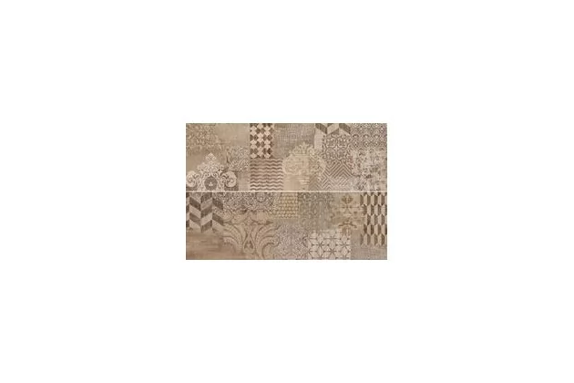 Fabric Linen Decoro Tailor Rett. 40x120 ME1N - Wzorzysta płytka ścienna