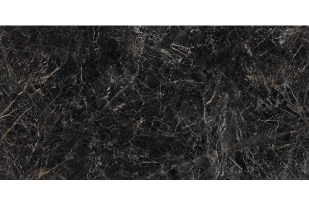 Grande Marble Look Saint Laurent Rett. 120x240 M0FY - Czarna płytka gresowa