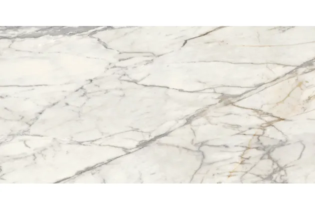 Grande Marble Look Golden White Rett. 120x240 M8AD - Biała płytka gresowa