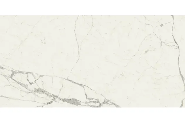 Grande Marble Look Statuario Rett. 120x240 M0FU - Biała płytka gresowa