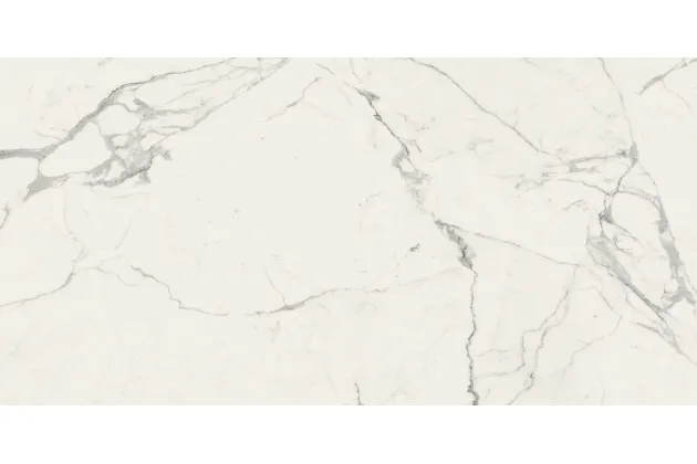 Grande Marble Look Statuario Book Match A  Lux. 120x240 MR0A - Biała płytka gresowa